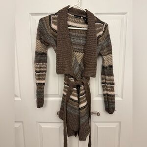 Moda International Multicolor Striped Cardigan
